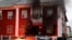 Горящий военкомат в Кемерово