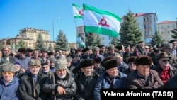 Протест в Ингушетии в марте 2019 года