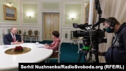 Під час запису програми «Суботнє інтерв’ю»