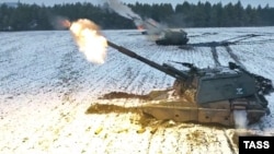 Российские самоходные артиллерийские установки "Мста-СМ2"