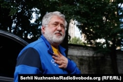 Ігор Коломойський прибув до Шевченківського райсуду Києва для обрання запобіжного заходу, Київ, 2 вересня 2023 року