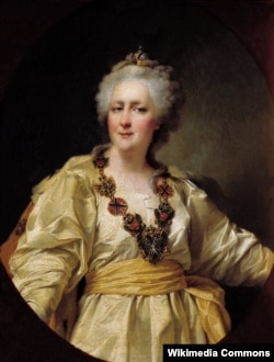 Екатерина II, российская императрица в 1762-1796 годах