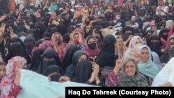 په ګوادر کې د ښځو مظاهره