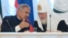 Президент Татарстана Рустам Минниханов и патриарх Кирилл на заседании Группы стратегического видения Россия-Исламский мир (Казань, Татарстан). Архивное фото