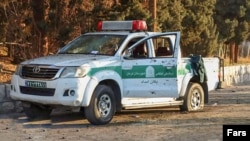 صحنهای از محل انفجارهای مرگبار کرمان