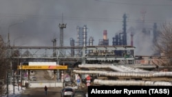 Рязанський НПЗ після пожежі через падіння там БпЛА, березень 2024 року
