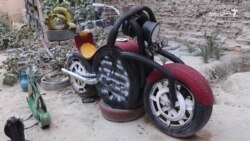 صديق الله له ناکاره ټايرونو د کار وړ توکي جوړوي  صديق الله له ناکاره ټايرونو د کار وړ توکي جوړوي