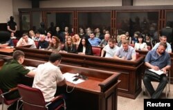 «Суд» над військовополоненими бійцями «Азову» у Ростові-на-Дону. 14 червня 2023 року