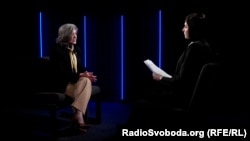 Джоні Ернст, сенатор США, член Республіканської партії під час візиту до Києва. 6 квітня 2024 року