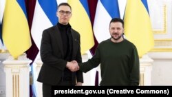 Про це президент України Володимир Зеленський сказав 3 квітня під час брифінгу з президентом Фінляндії Александером Стуббом у Києві, Україна, 3 квітня 2024 року