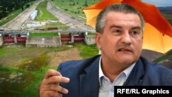 Підконтрольні Росії чиновники стверджують, що запасів від опадів вистачить на рік, але продовжують бурити свердловин (фотоколаж)