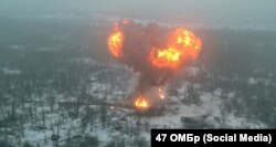 Знищення російської техніки на авдіївському флангу в січні 2024-го