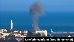 Попадание беспилотника в крышу штаба ЧФ, Севастополь, 20 августа 2022 года, иллюстрационное фото