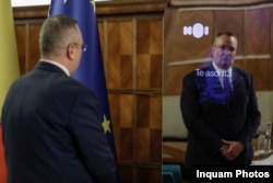 Imagine de „lui” ION, așa-zisul robot cu inteligență artificială al Guvernului Ciucă.