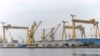 Santierul Naval Damen din Mangalia, 19 aprilie 2019.