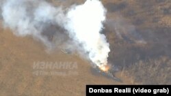 Російський дрон корегує ракетний удар по американській РСЗВ «Himars» в тилу ЗСУ