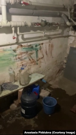 Укриття в Маріуполі, де перебувала Настя