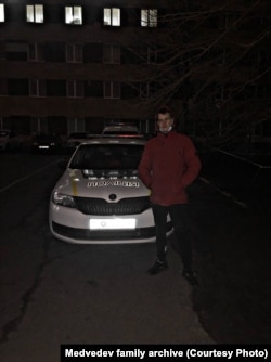 Артур Медведєв під час навчання. Фото з особистого архіву родини