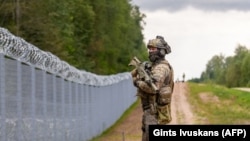 Патрулирование границы Латвии. 8 августа 2023 года