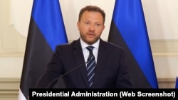 Маргус Цахкна повідомив, що почав свій візит до Києва з вшанування пам’яті загиблих українських військових