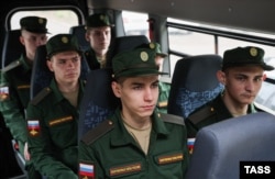 Российские призывники, май 2024 года