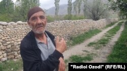Шавкат Раҷабов, сокини ҷамоати Чоркӯҳи Исфара