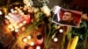 Стихийный мемориал в память об Алексее Навальном