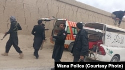 د پاکستان ملېشه سرتېري په جنوبي وزیرستان کې د امنیت ساتنه کوي - پخوانی انځور