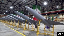 Акси артиши Эрон аз 19 апрели соли 2023 бо намоиши намунаҳое аз паҳподҳои истеҳсоли ин кишвар