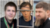 Адам Кадыров, Никита Журавель и Рамзан Кадыров – коллаж