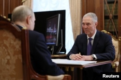 Володимир Сальдо з Володимиром Путіним