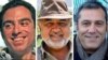 Three of the five individuals the United States hopes to have released are (left to right) Siamak Namazi, Morad Tahbaz, and Emad Sharghi.