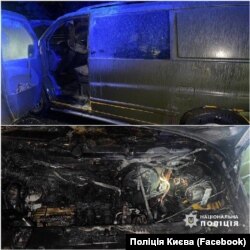 Перше, спалене паліями, авто