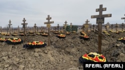 Кладбище ЧВК "Вагнер" в станице Бакинской, Краснодарский край (иллюстративное фото)