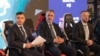 Mihai Chirica (primul din stânga) susține că a fost amenințat din Rusia în timpul obținerii licenței pentru organizarea campionatului mondial de esports.
