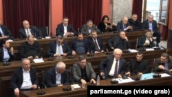 საქართველოს პარლამენტის იურიდიულ საკითხთა კომიტეტის სხდომა