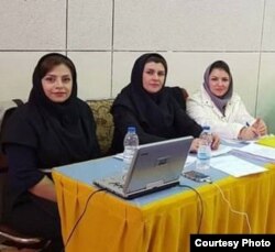 ارغوان جلالی فراهانی قبلاً در ایران با حجاب اجباری قضاوت میکرد