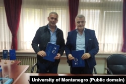 Predsjednik Stomatološke komore Jovetić sa dekanom Medicinskog fakulteta