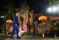 Джо Байден после совместной пресс-конференции с Си Цзиньпином. Бали, вечер 14 ноября 2022 года