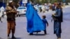 Taliban security officers patrol the streets of Kabul one year after the militant group seized power in Afghanistan.