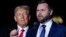 Кандидат в вице-президенты США Джей Ди Вэнс (справа) и Дональд Трамп