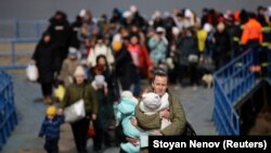 Гражданское население Украины, иллюстрационное фото