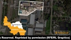 Військова техніка РФ в с. Політотдельський Бєлгородської області, 22 квітня 2022 року