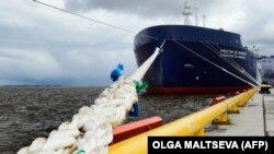 Российский танкер «Christophe de Margerie» для перевозки сжиженного природного газа из Арктики, иллюстративное фото