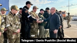 Первый заместитель главы администрации президента РФ Сергей Кириенко в оккупированном Мариуполе