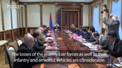 Президенти Арманистон дар бораи даргириҳо бо Озарбойҷон Президенти Арманистон дар бораи даргириҳо бо Озарбойҷон