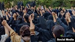 اعتراضات دانشگاه الزهرا در سال گذشته