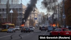 Київ після російської ракетної атаки, 10 жовтня 2022 року