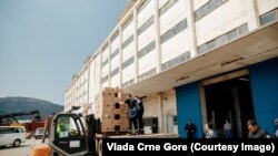 Slobodna carinska zona Luke Bar. Crna Gora, Bar 14. maj 2022.