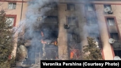 Последствия обстрелов в Буче, иллюстрационное фото